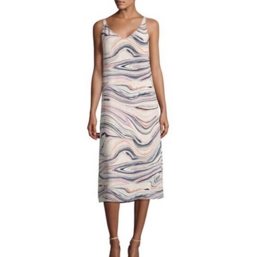 Halston tank midi dress size M